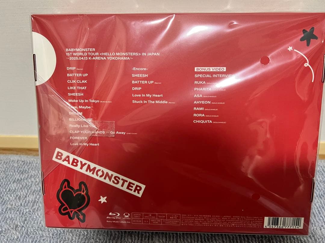 アイドル BABYMONSTER1STWORLDTOUR JAPAN