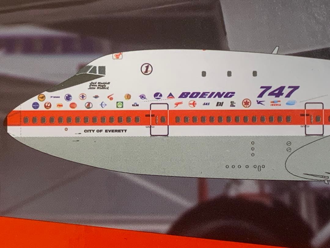 昭和ろく‼️１／２００ボーイング社Ｂ７４７－１００初号機ダイキャストモデル