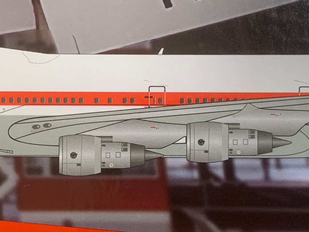 昭和ろく‼️１／２００ボーイング社Ｂ７４７－１００初号機ダイキャストモデル