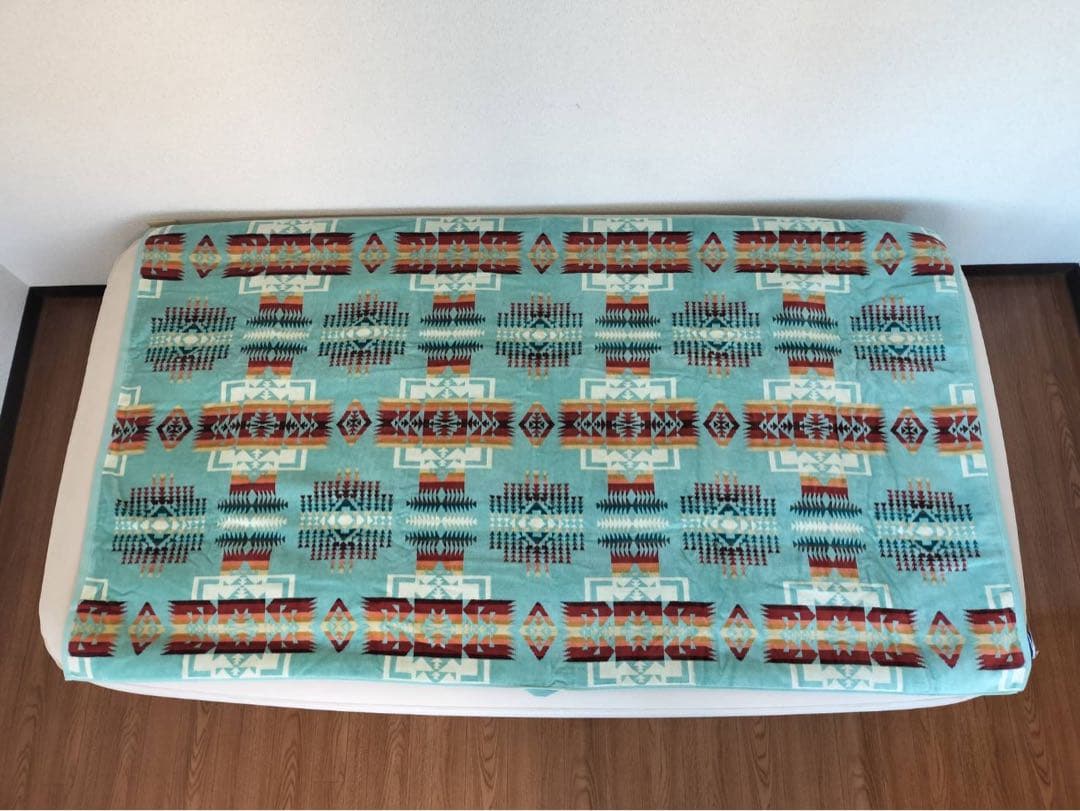 PENDLETON ペンドルトン　特大　ブランケット　タオルケット　淡水色
