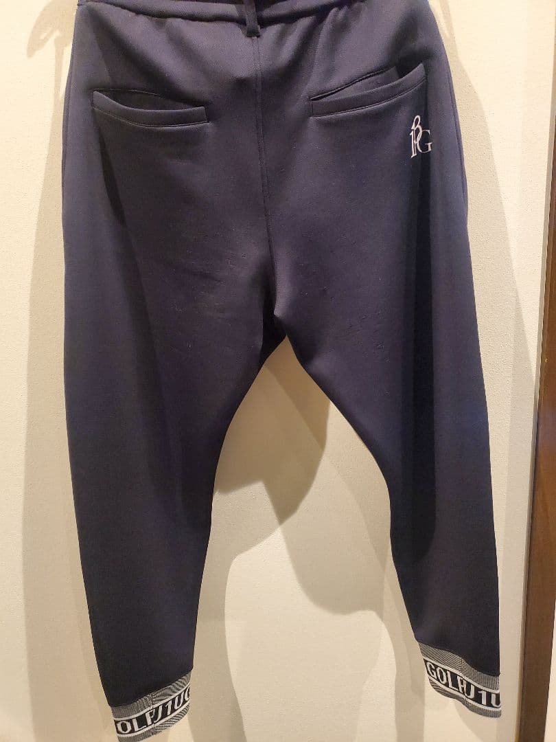 最終価格1PIU1UGUALE3GOLF ネイビー ジョガーパンツ XL
