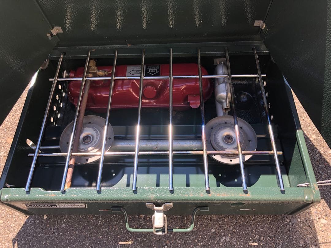 Coleman ツーバーナーコンロ グリーン