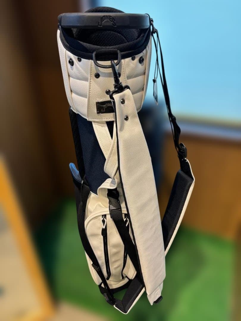 新古品！JONES ジョーンズ スタンドキャディバッグ ネイビー