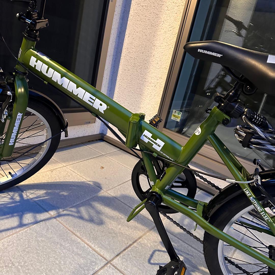 HUMMER 折りたたみ自転車 大人用【手渡し限定】