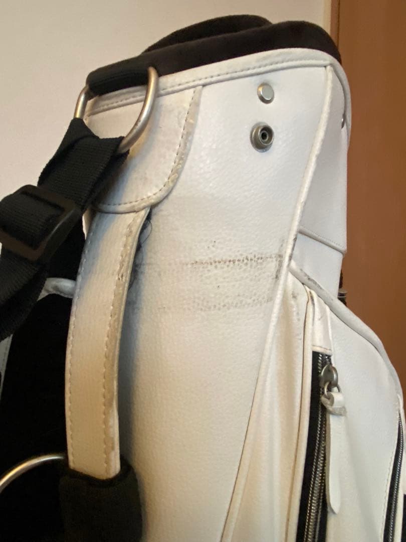 iliac golf キャディバッグ ホワイト イリアック ゴルフ ワンオーナー