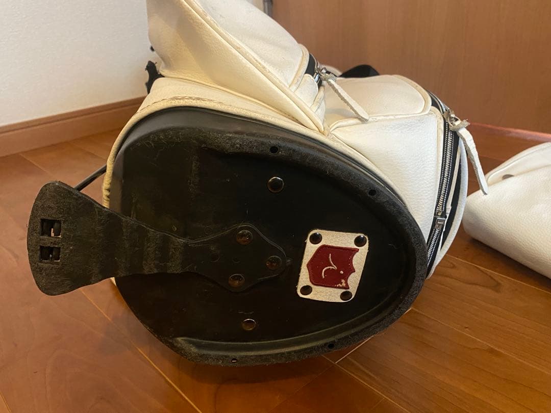 iliac golf キャディバッグ ホワイト イリアック ゴルフ ワンオーナー