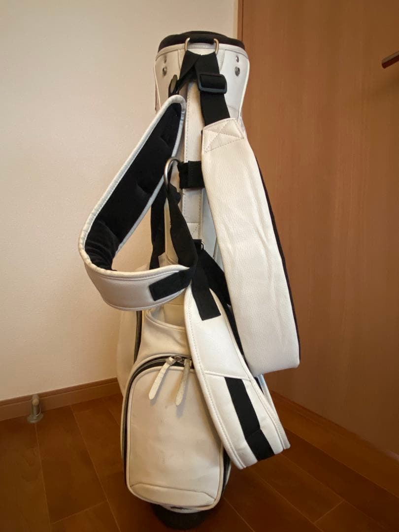iliac golf キャディバッグ ホワイト イリアック ゴルフ ワンオーナー