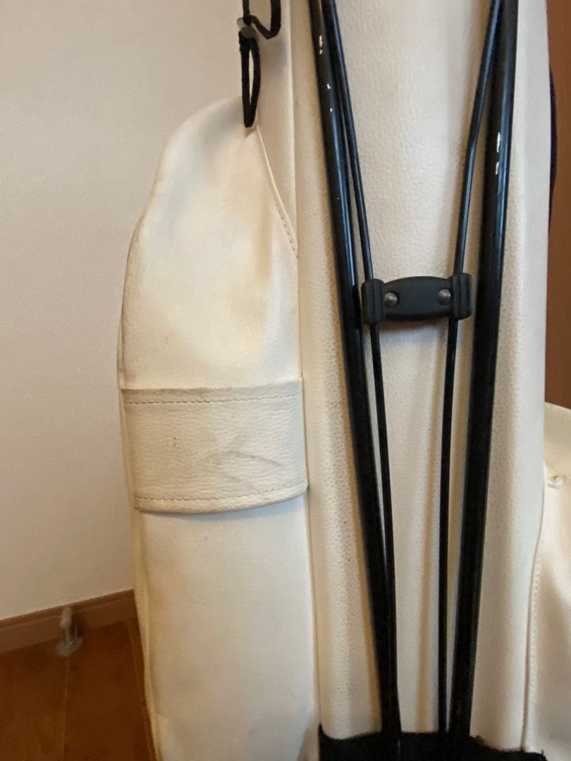iliac golf キャディバッグ ホワイト イリアック ゴルフ ワンオーナー