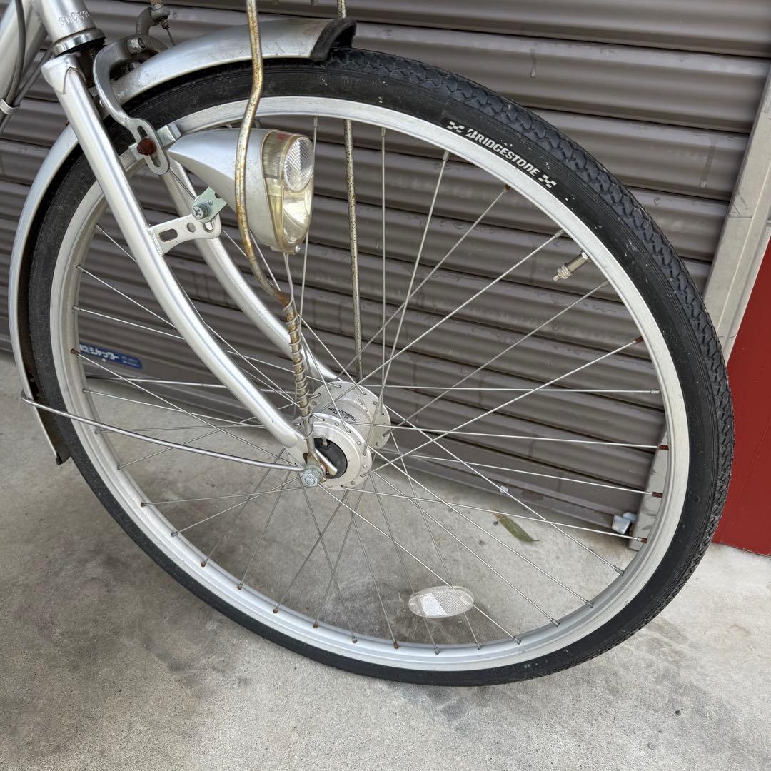 【yuichi前橋市内引渡し】ママチャリ 26インチ自転車 6段変速/