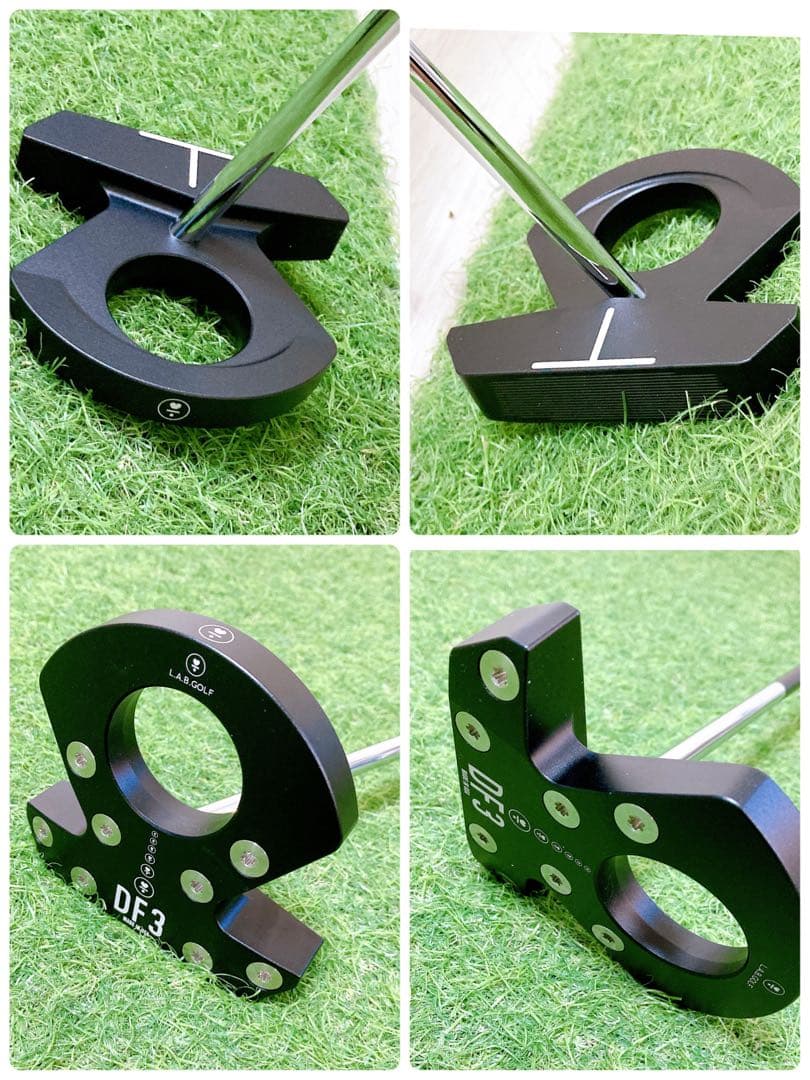 2 【極美品】レフティー　L.A.B. GOLF DF3 パター　左利き