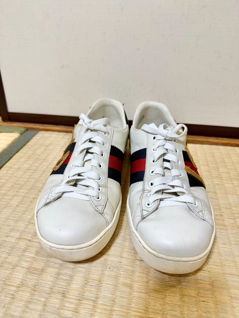 GUCCI カラフルストライプ スニーカー LOVED