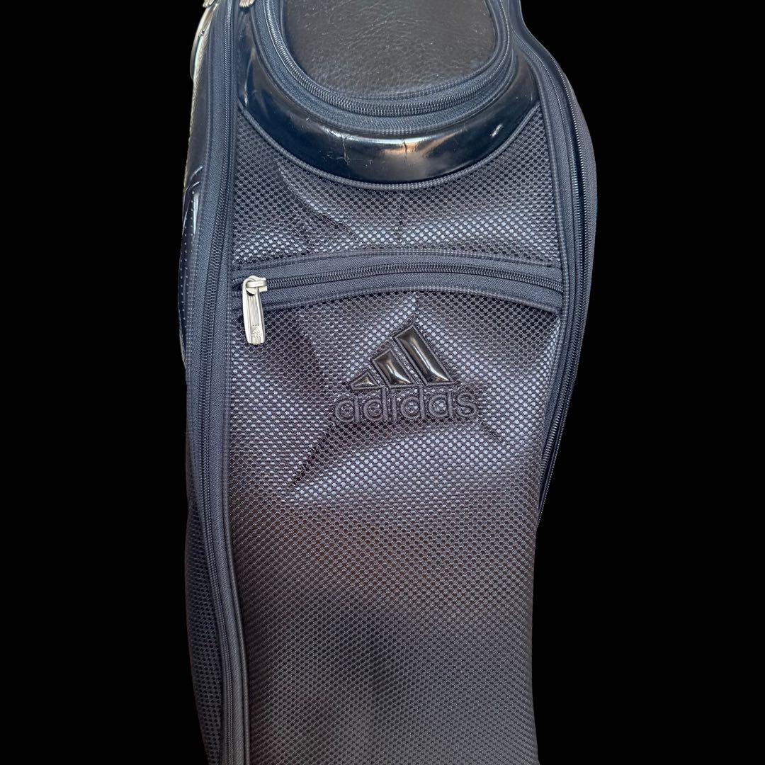 【美品】adidas アディダス　ゴルフキャディバッグ　ブラック