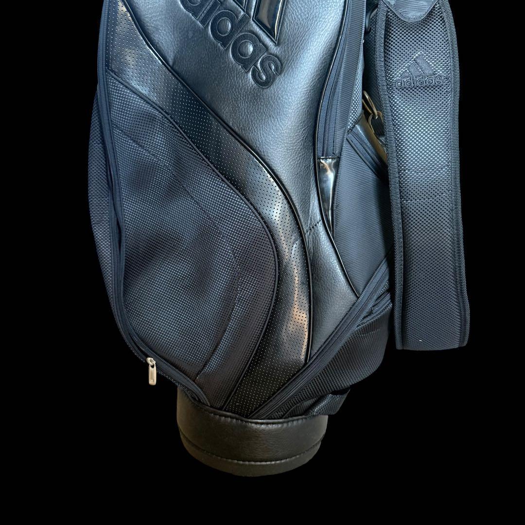 【美品】adidas アディダス　ゴルフキャディバッグ　ブラック