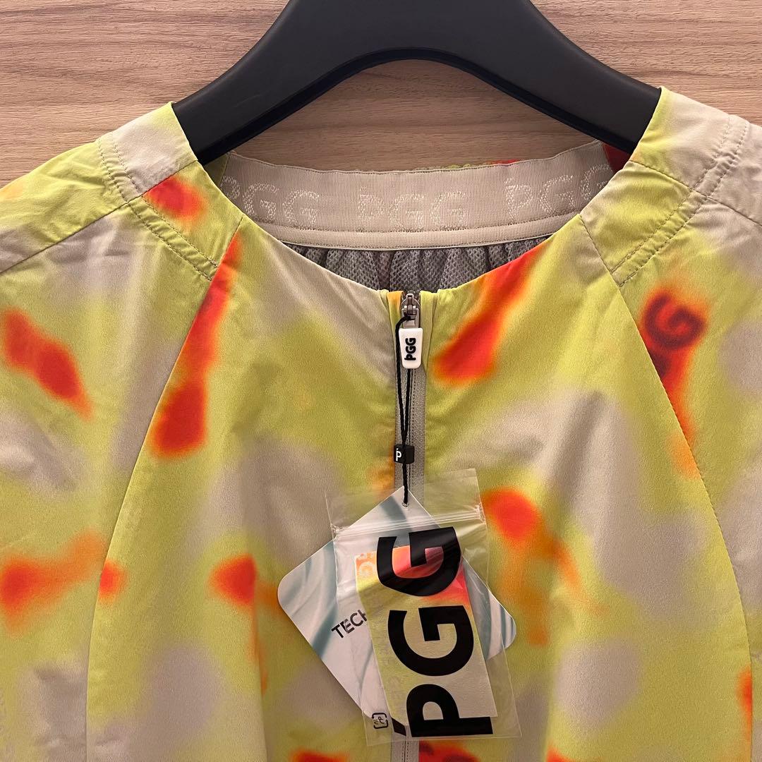 新品★82,500円 PGG パーリーゲイツ 春夏ゴルフセットアップ 黄緑1