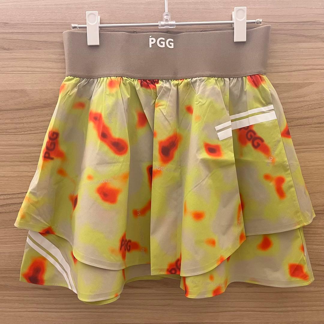 新品★82,500円 PGG パーリーゲイツ 春夏ゴルフセットアップ 黄緑1
