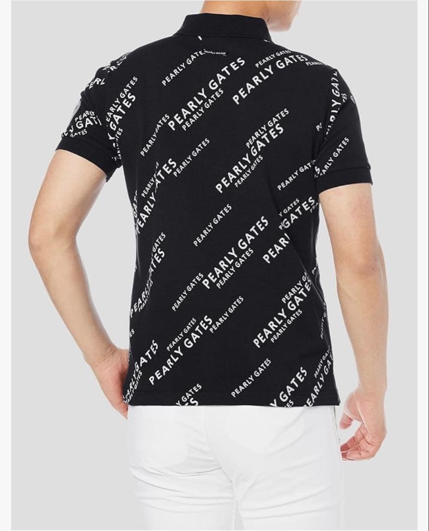 PEARY GATES ポロシャツ XL ブラック　ロゴ入り 　ブラック　新品