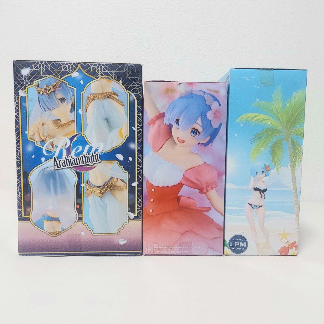【送料込み】アニメ リゼロ キャラクターグッズ 美少女 フィギュア セット売り