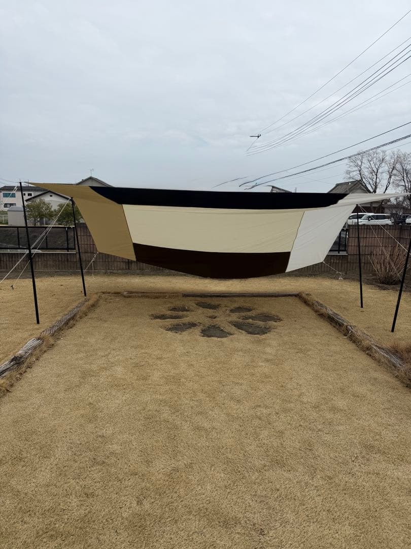 【美品】キャンプオンパレード ポリコットンタープ 3×4m オーダー品