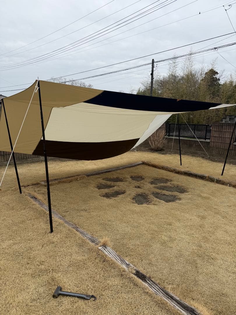 【美品】キャンプオンパレード ポリコットンタープ 3×4m オーダー品