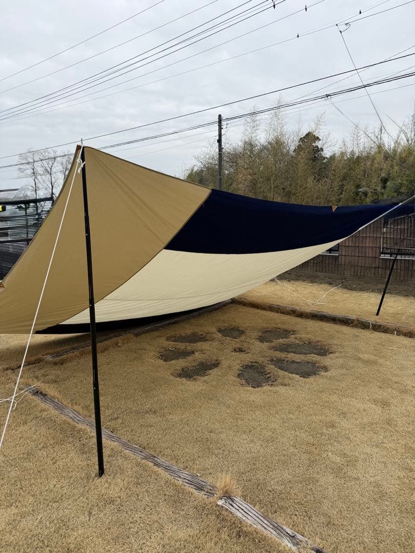 【美品】キャンプオンパレード ポリコットンタープ 3×4m オーダー品