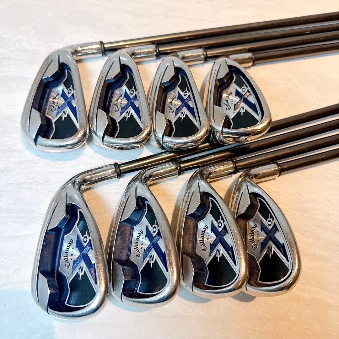 callaway X-20 メンズ　アイアンセット　8本　Rフレックス　右