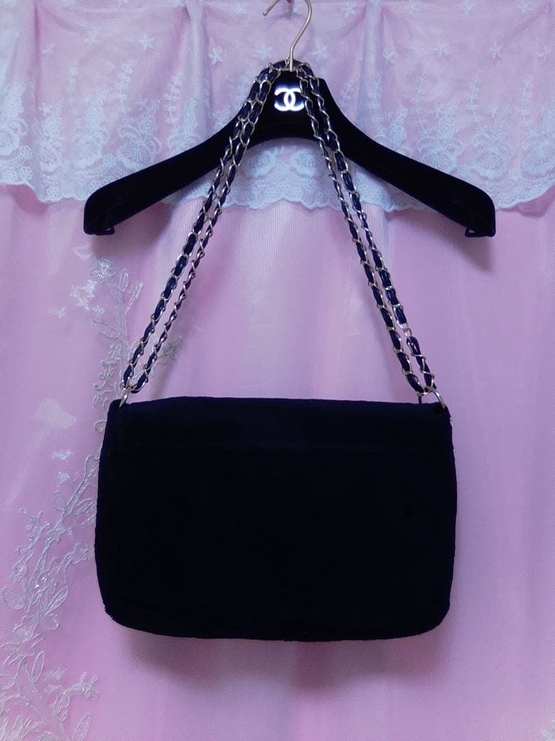CHANEL インプレッション ショルダーバッグブラックロゴ入り