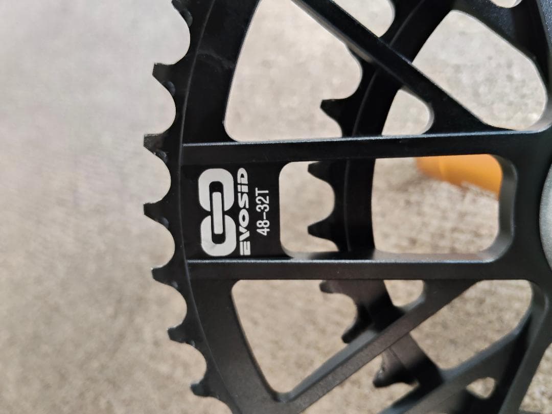 CRUZBIKE クランクセット ショートクランク 150mm シルバー
