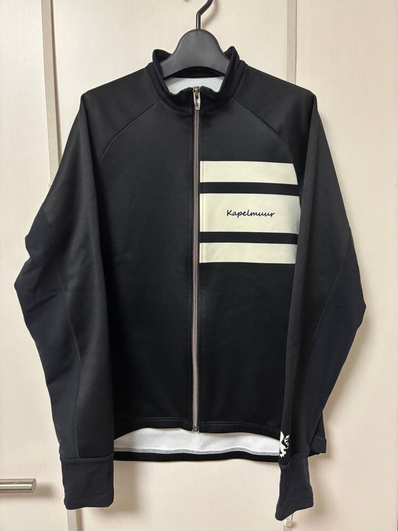 Kapelmuur サイクルジャージ 上下セットブラックカペルミュールM 裏起毛