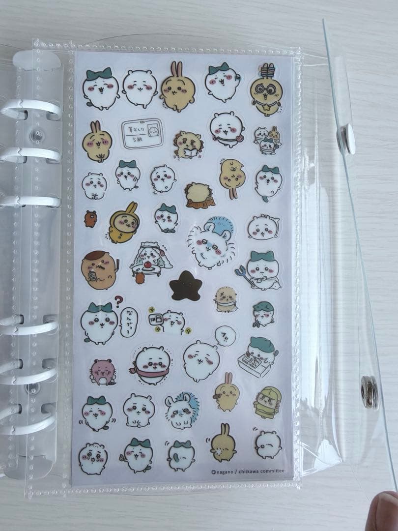 【ちいかわセット】A6シール帳 ボンボンドロップシール