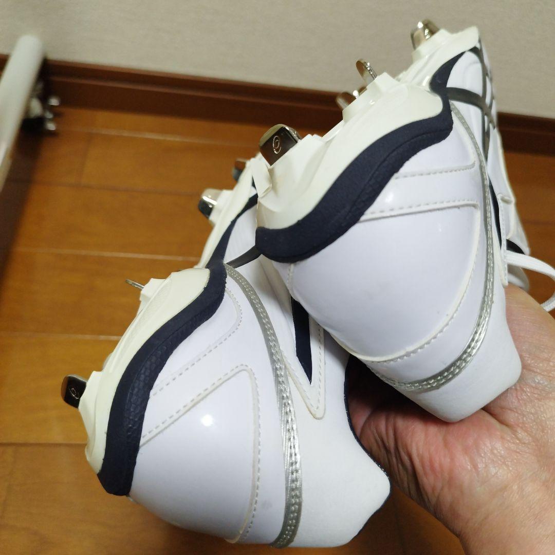 新品未使用 27cm asics PRESPEED LT2 白×紺 スパイク