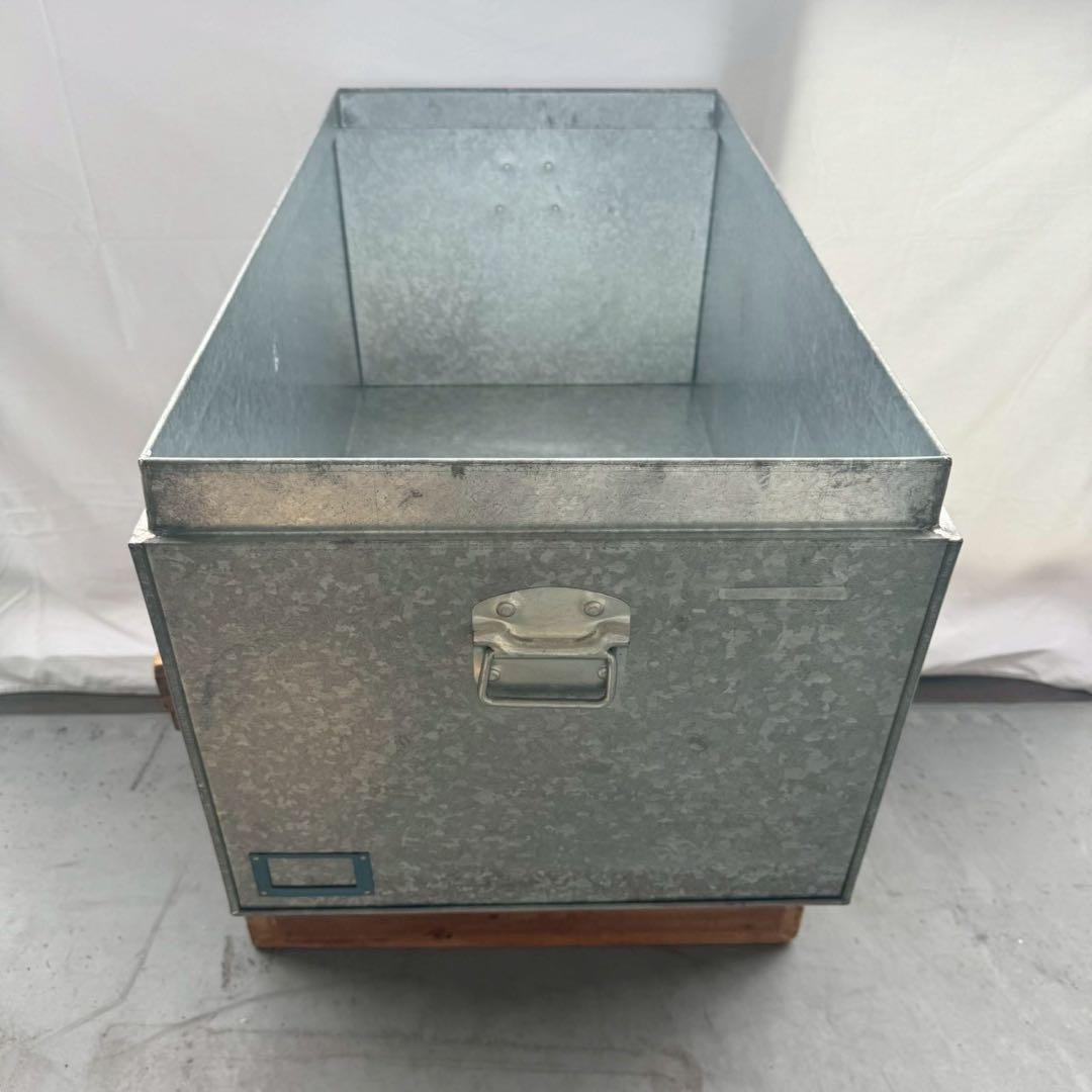 亜鉛メッキ ブリキ トタンスチールボックス レトロ 特大