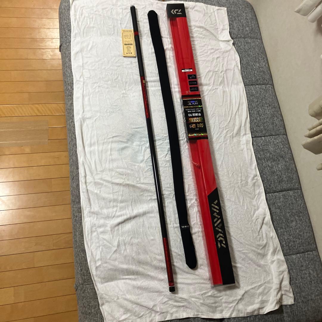 美品　鮎竿　銀影MT 早瀬抜90