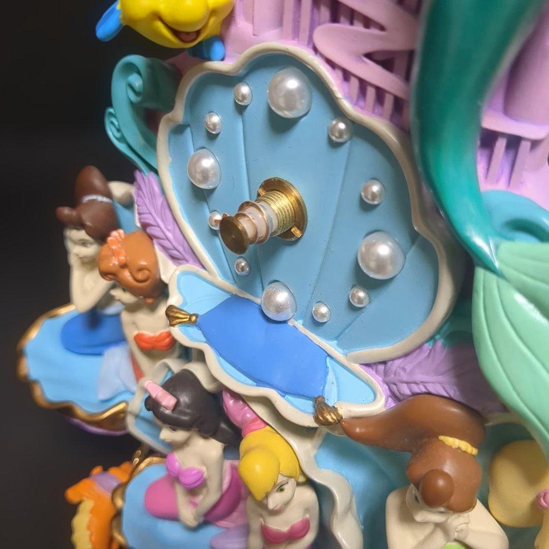 【ジャンク】ディズニー　リトルマーメイド　壁掛け時計