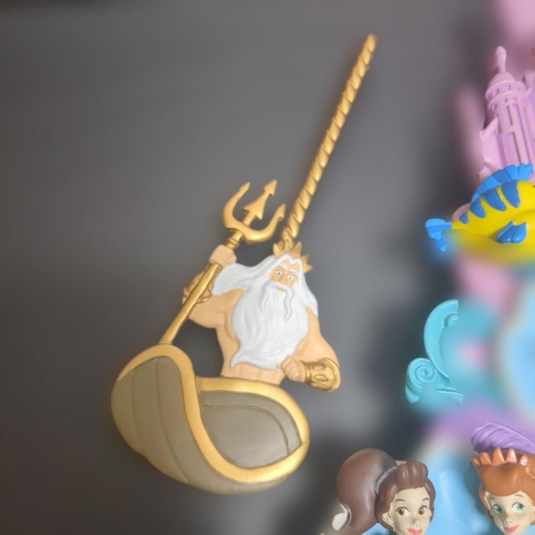 【ジャンク】ディズニー　リトルマーメイド　壁掛け時計