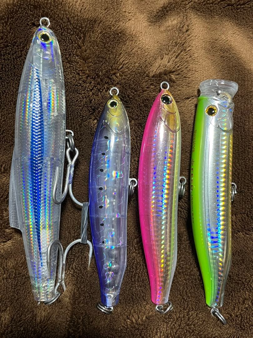 タックルハウス　ヒラマサ、マグロキャスティング　トップウォータープラグ4本セット