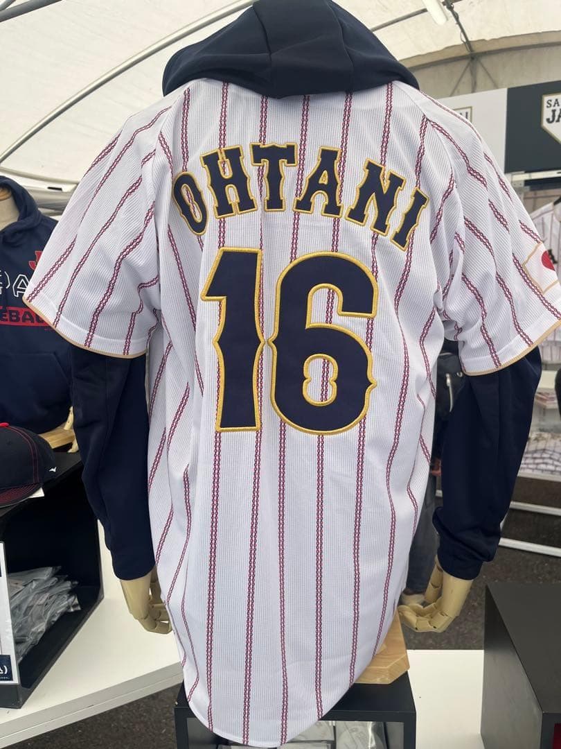 最新デザイン　WBC2026 大谷翔平　レプリカユニホーム　ホーム　Oサイズ
