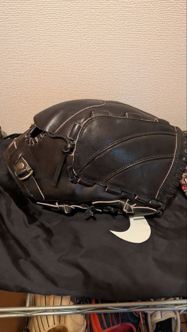 大谷モデル　アシックス 軟式グローブ 黒