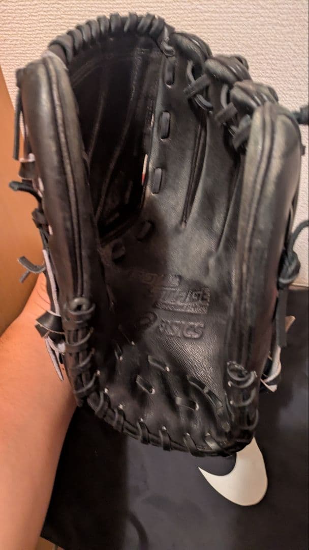 大谷モデル　アシックス 軟式グローブ 黒