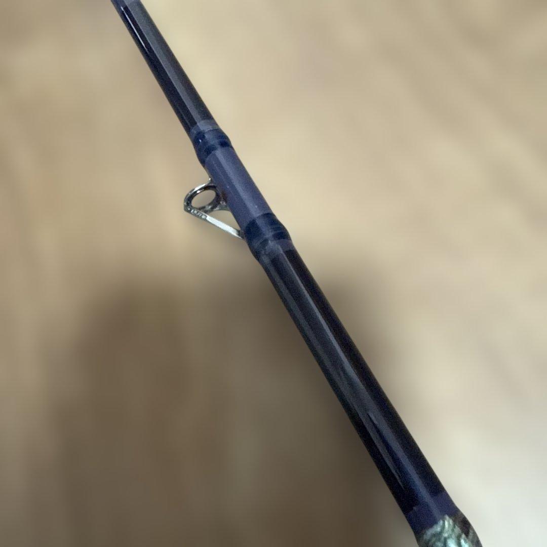 ヘラ竿をヘチ竿に改造2.5m