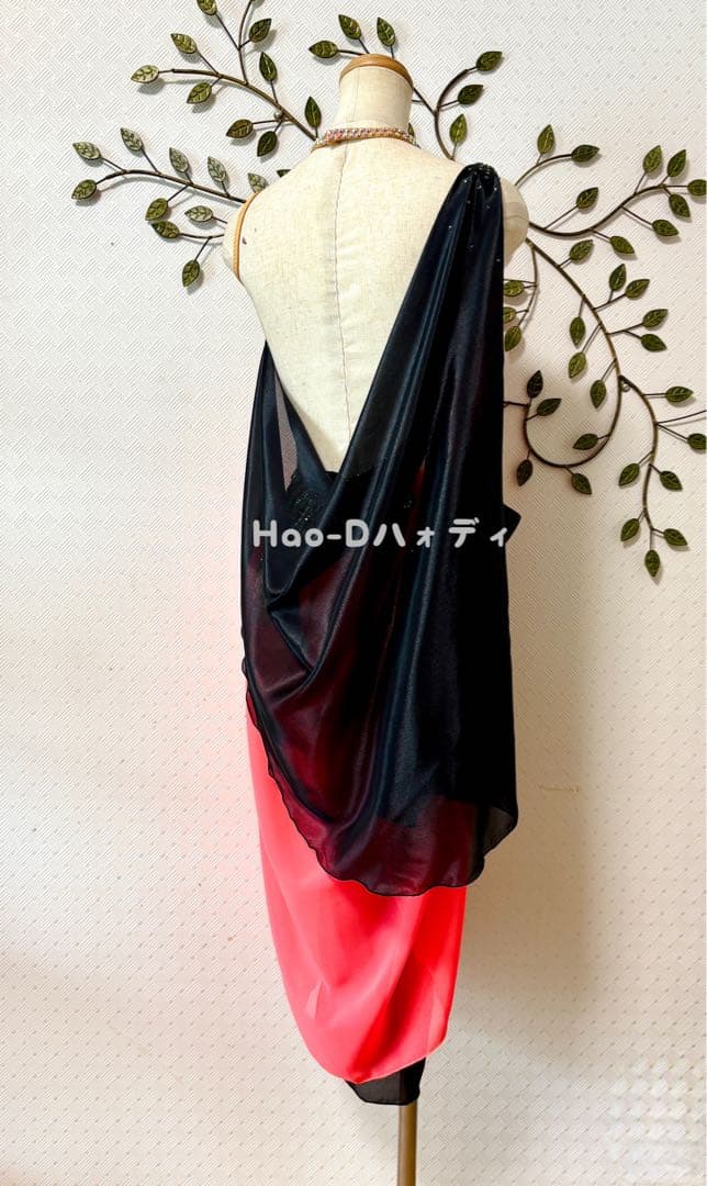 新品★ラテンドレス★SM★社交ダンス★ドレープ★パーティー★競技会★ルンバ