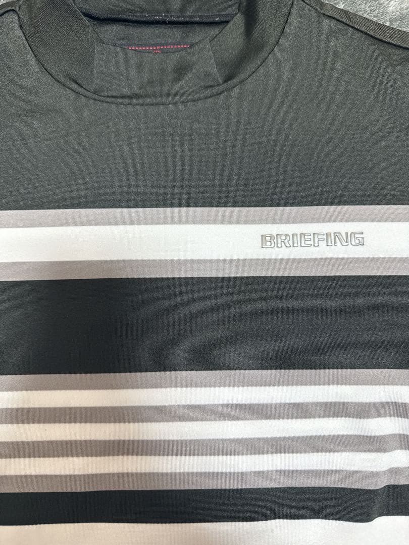BREFING GOLF MARINE STRIPE ハイネックTシャツ