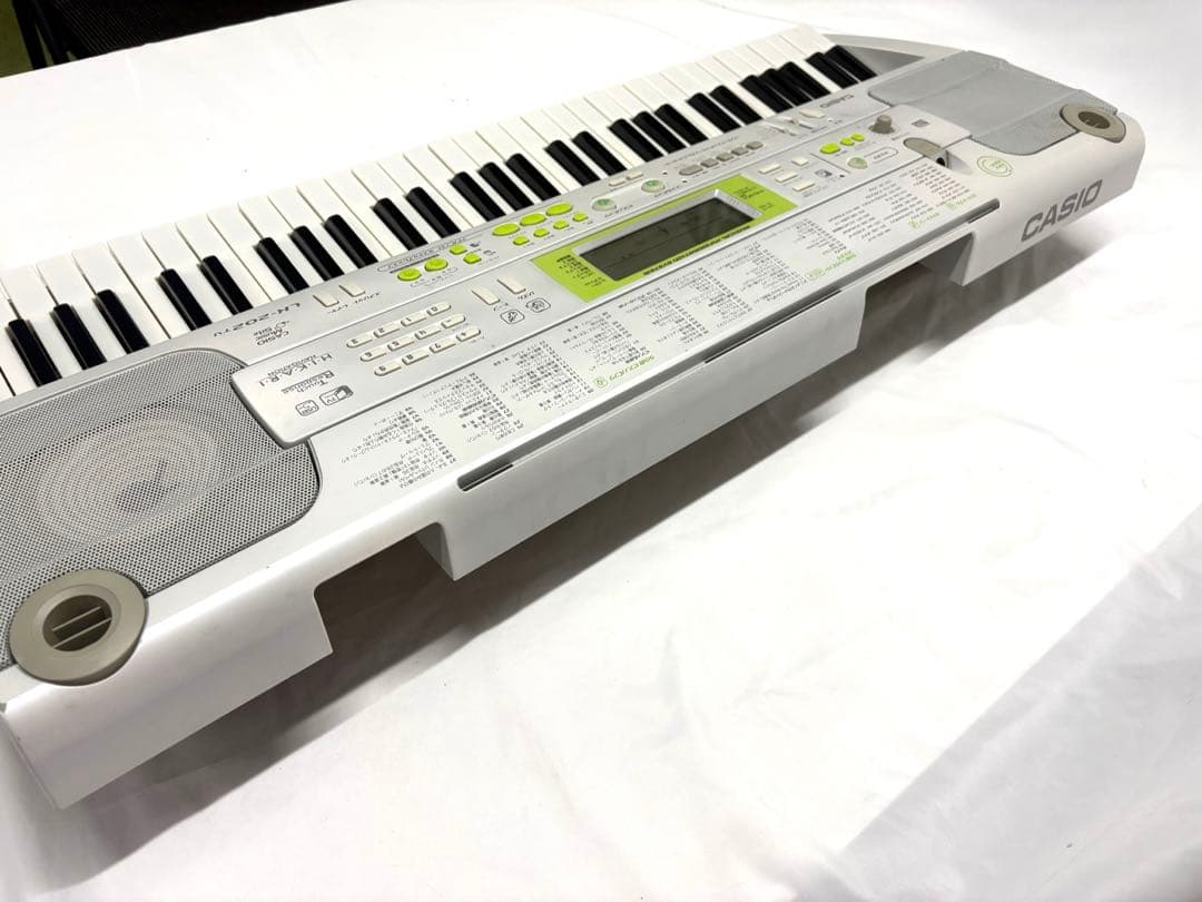CASIO 光ナビゲーション キーボード LK-202TV マイク付き