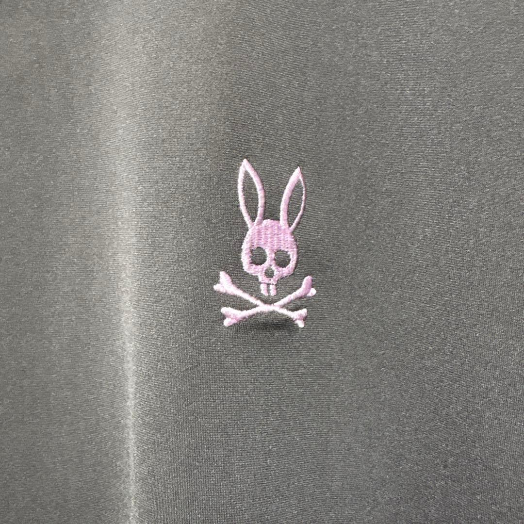 Psycho Bunny モックネック　ロンティー　ダークグレー