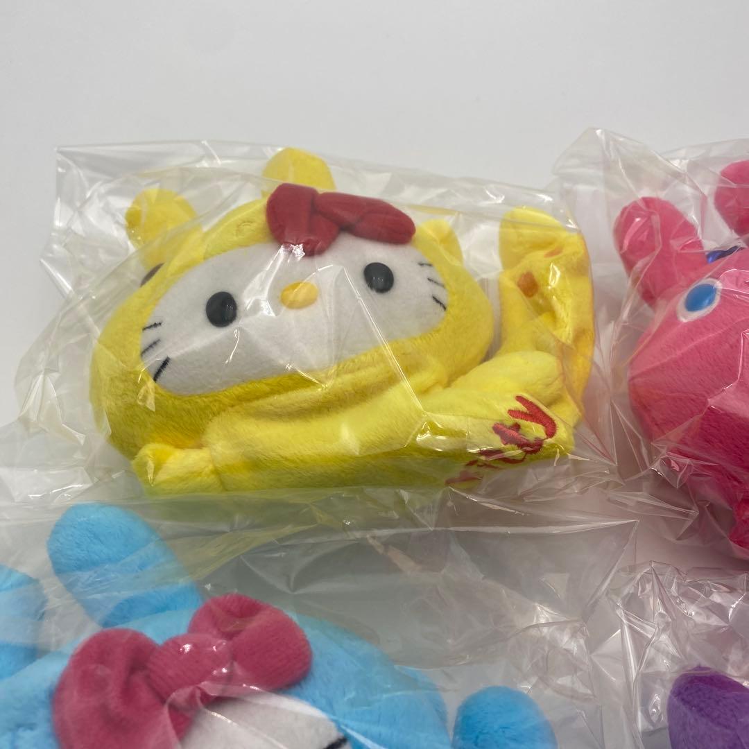 未使用ハローキティ×rody ぬいぐるみ筆箱セット 4色