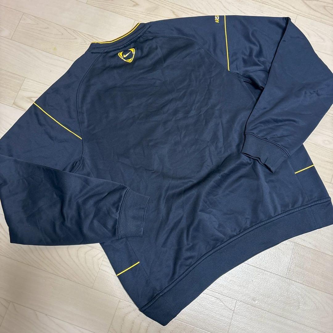 00sアーセナルトレーニングスウェットネイビー　Mサイズ　NIKE　古着