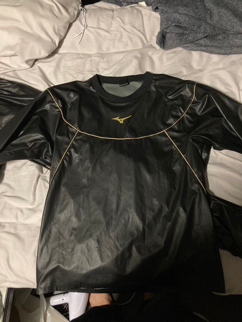 Mizuno サウナスーツ 長袖・ロングパンツ 黒