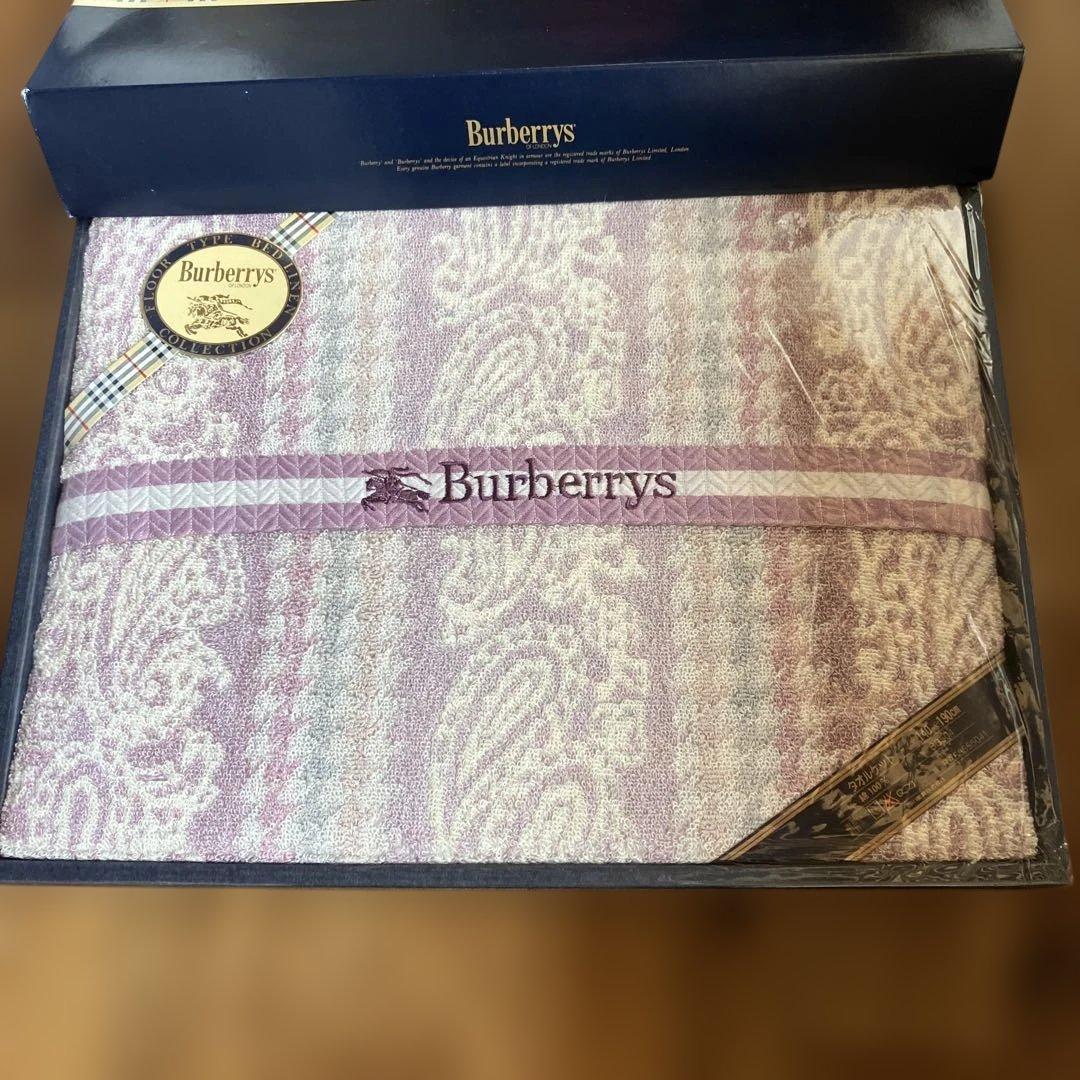 Burberrys タオルケット パープル系