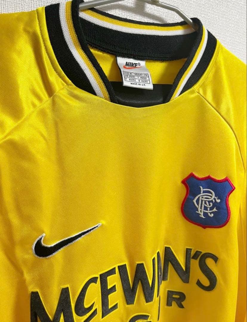 レンジャース ユニフォーム NIKE 長袖 L サッカーユニフォーム 90s