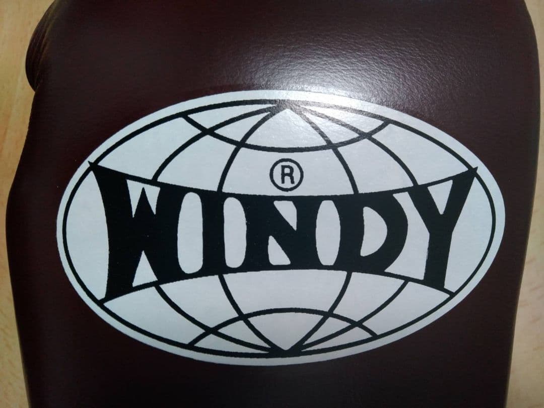 本革製WINDYボクシンググローブ 10oz マロン栗色 キックボクシング NP