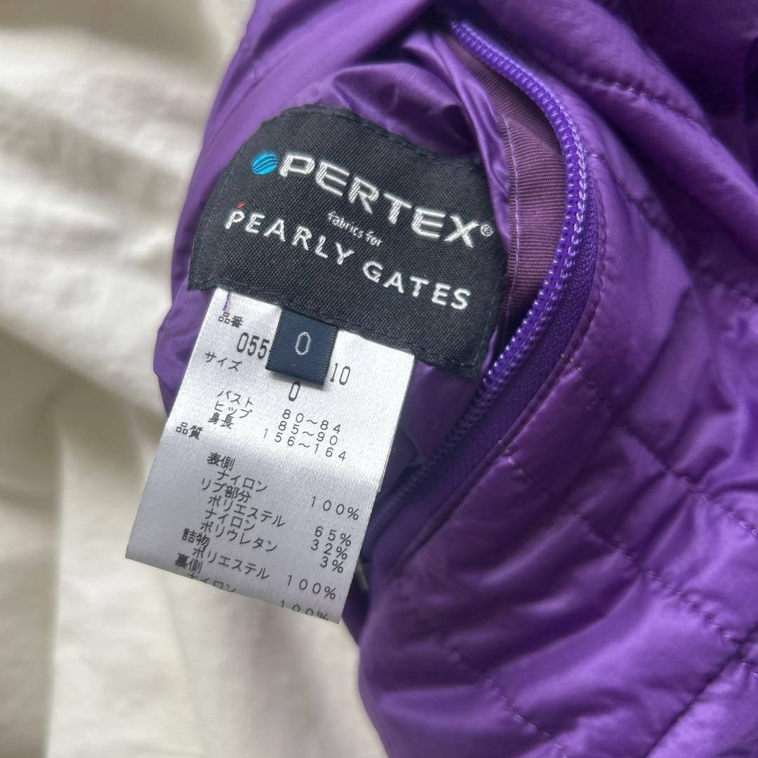 パーリーゲイツ　リバーシブル　PERTEXprimaloft サイズ0